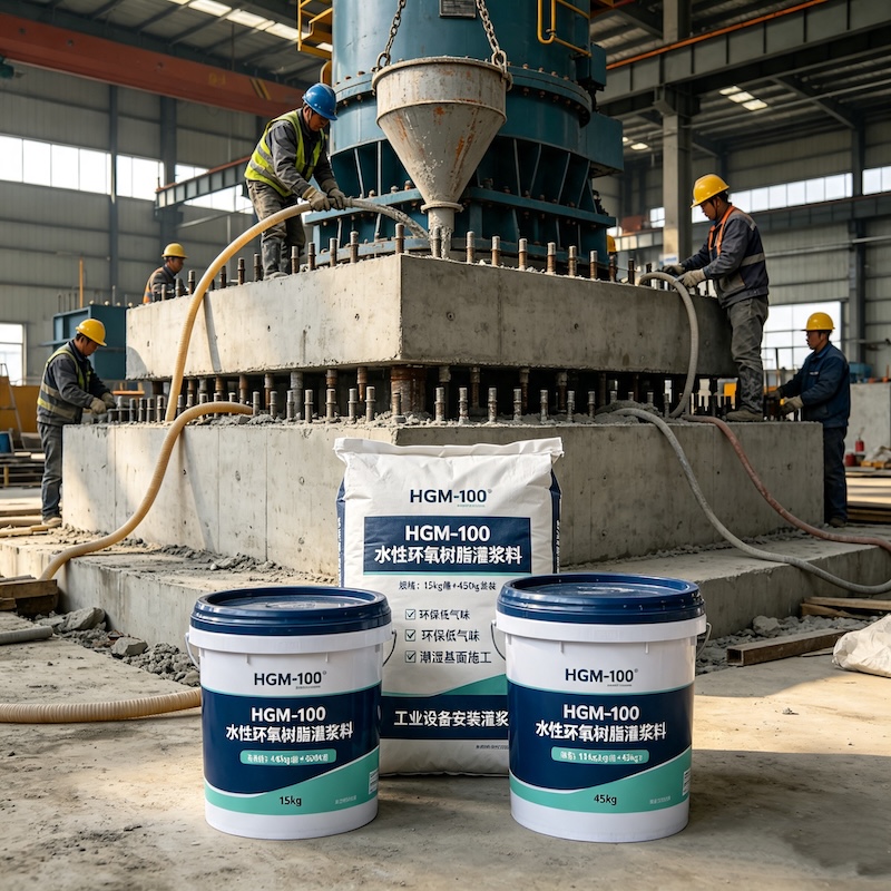 昭平HGM-100水性环氧树酯灌浆料